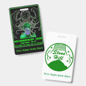 2020 Necro VR Badge/Stone Hill op Rug Badge (Voor- en achterkant)