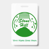 2020 Necro VR Badge/Stone Hill op Rug Badge (Achterkant)