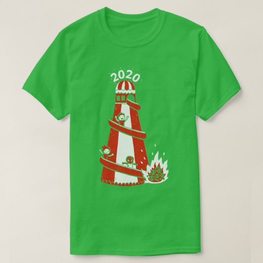 2020 neerwaartse spiraal t-shirt (Design voorkant)