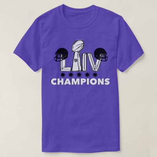 2020 NFL Champions T-shirt (Design voorkant)
