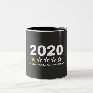 2020 Niet Aanbevelen Tweekleurige Koffiemok