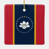 2020 nieuwe Mississippi in God Wij vertrouwen staa Keramisch Ornament (Achterkant)