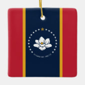 2020 nieuwe Mississippi in God Wij vertrouwen staa Keramisch Ornament (Voorkant)