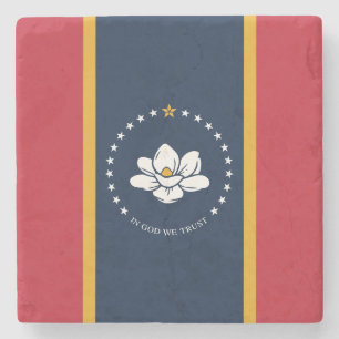 2020 nieuwe Mississippi in God Wij vertrouwen staa Stenen Onderzetter