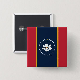 2020 nieuwe Mississippi in God Wij vertrouwen staa Vierkante Button 5,1 Cm