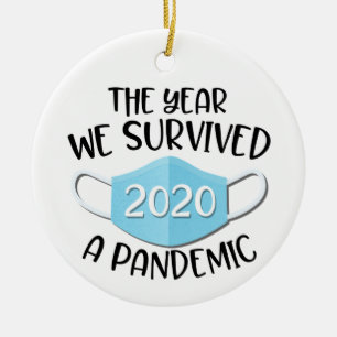 2020 Ornament, het jaar waarin we een pandemie ove Keramisch Ornament