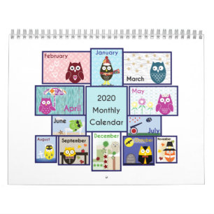 2020 Owl kalender