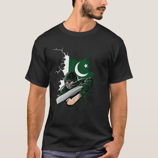 2020 Pakistan Cricket Jersey Gift for Pakistani Cr T-shirt (Voorkant)
