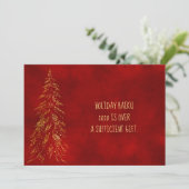 2020 PERSOONLIJKE HAIKU-KAART| Funny Holiday Card Feestdagenkaart (Staand voorkant)