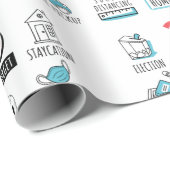 2020 Quarantine Activities Herdenking Cadeaupapier (Rol Hoek)