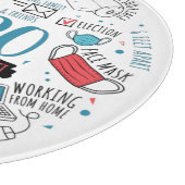 2020 Quarantine Activities Herdenking Gift Snijplank (Hoek)