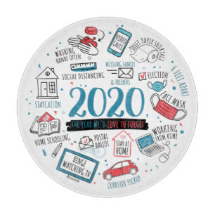 2020 Quarantine Activities Herdenking Gift Snijplank