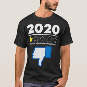 2020 Review Very Bad Would Not Recommend 1 Star Ra T-shirt