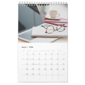2020 roze Kantoor agenda Kalender (Mar 2026)