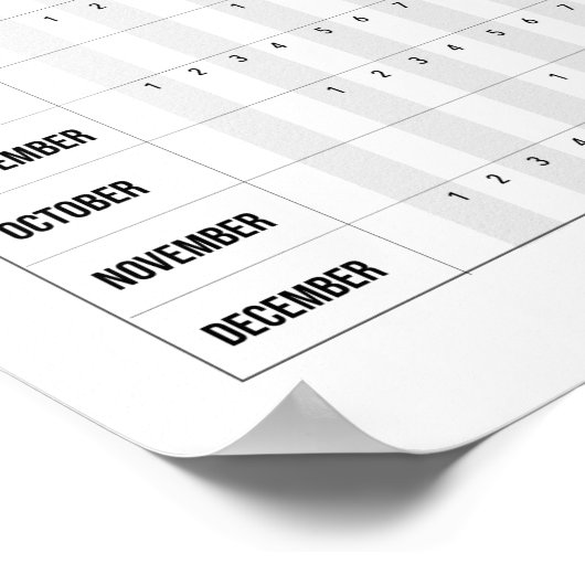 2020 Running Calendar Poster (Hoek)