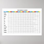 2020 Running Calendar Poster (Voorkant)