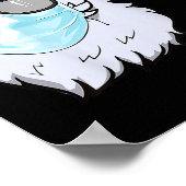 2020 Santa With Face Mask Black African American C Poster (Hoek)