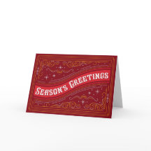 2020 Seizoen Groeten Vakantie Kaart | Red