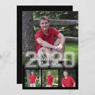 2020 Senior Memories Varsity Quad Photo Afstuderen Kaart