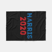 2020 Shirt Kamala Harris voor President Rally Fleece Deken (Voorkant (Horizontaal))