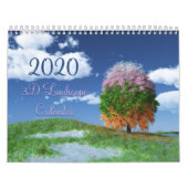 2020 SilverWebForge 3D Landschapskalender Kalender (Hoes)