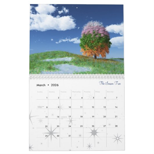 2020 SilverWebForge 3D Landschapskalender Kalender (Mar 2026)