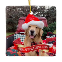 2020 Square Ceramic Ornament