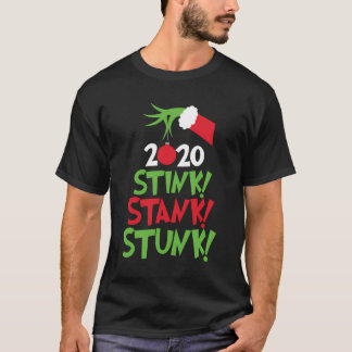 2020 Stank Stunk Stunk Stunk Family Kerstmis P T-shirt