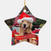 2020 Star-keramisch Ornament (Voorkant)