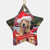 2020 Star-keramisch Ornament (Links)