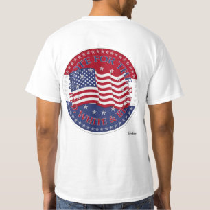 2020 Stem op de Rood, Wit en Blauwe Vlag T-shirt