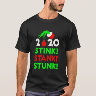 2020 Stink Stank Stunk Kerst Pyjama T-shirt