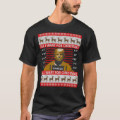 2020 Trump in de gevangenis Ugly kerstSweater Long T-shirt (Voorkant)