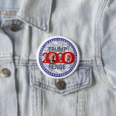 2020 Trump/Pence Ronde Button 7,6 Cm (In situ)