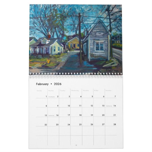 2020 Uitzicht Huntsville-kalender Kalender (Feb 2026)