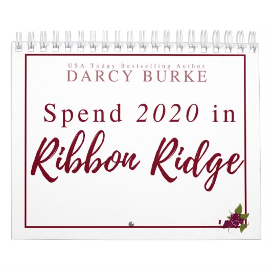 2020 US Darcy Burke Tijdelijk Romance Agenda Kalender (Hoes)