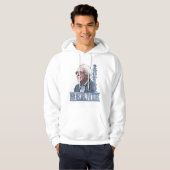 2020 Verkiezingen Bernie Sanders steunen de stad Hoodie (Voorkant volledig)