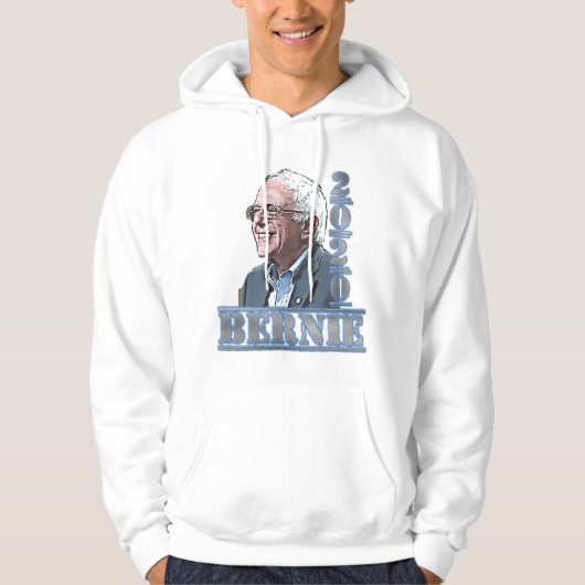 2020 Verkiezingen Bernie Sanders steunen de stad Hoodie (Voorkant)