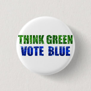 2020 Verkiezingsdemocraat-DENK GROEN, STEMMING BLU Ronde Button 3,2 Cm