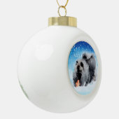 2020 Verzamelbare Keesdoorn alle siervoorwerpen Keramische Bal Ornament (Links)