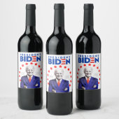 2020 Vier President Joe Biden verkiezingswinst Wijn Etiket (Flessen)