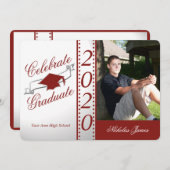 2020 vieren Afstuderen foto Kaart (Voorkant / Achterkant)