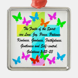 2020 Vierkant Metalen Ornament