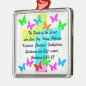 2020 Vierkant Metalen Ornament (Links)