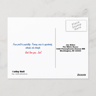 2020 Vision Bedankt Joe! voorwoord Briefkaart