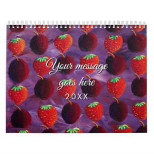 2020 Voedsel Kunst van Julie Nicholls Kalender