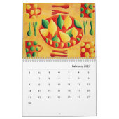 2020 Voedsel Kunst van Julie Nicholls Kalender (Feb 2027)