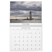 2020 Vuurtoren van New England Maandelijkse Agenda Kalender (Jan 2026)