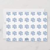 2020 was een Ruff Year Blue van de Dog Photo Feestdagenkaart (Achterkant)