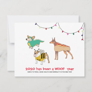 2020 was een WOOF-jaar Funny Dogs-Feestdagen